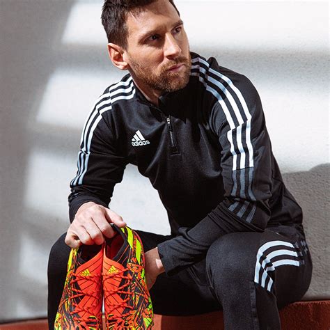 messi wearing adidas